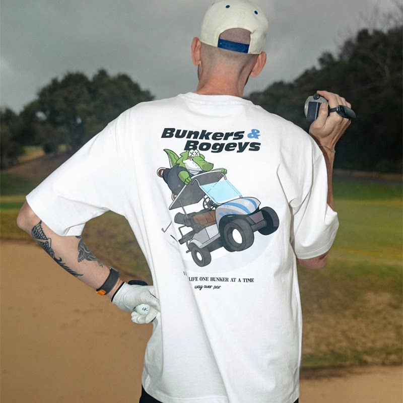 Cartoon Alligator Golf Cart Ba - Streetwear Brand Golf review and price