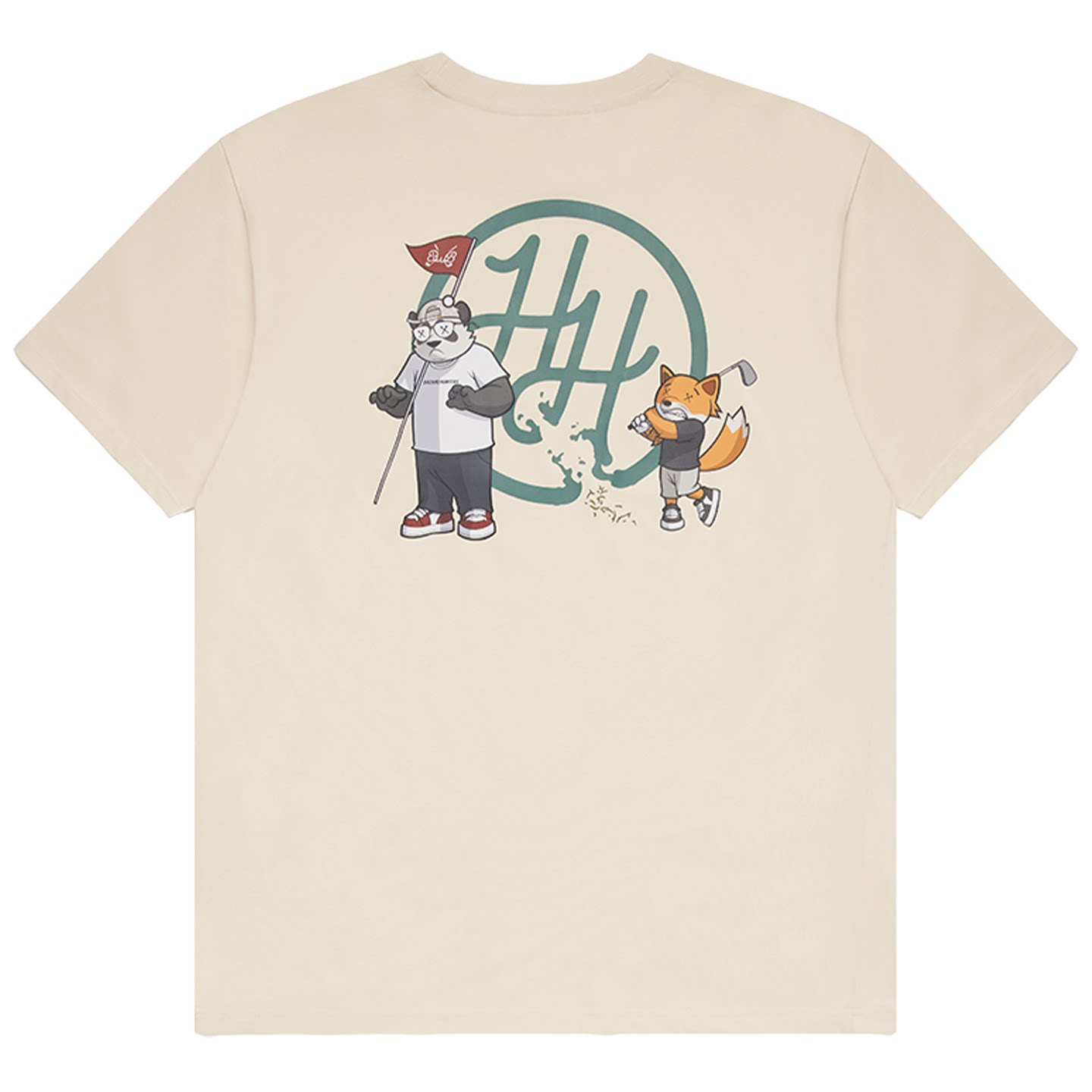 Cartoon Panda and Fox Golf Out - Streetwear Brand Golf review and price